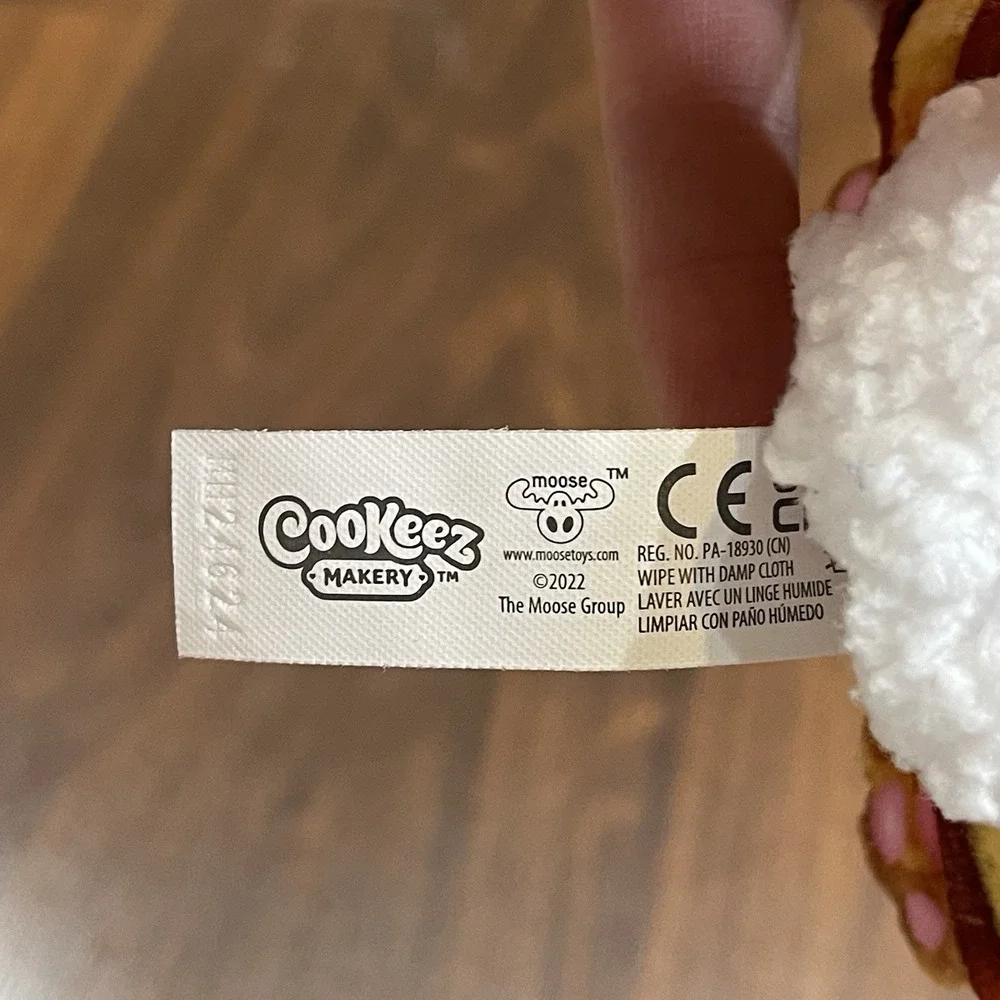Open Cookeez‎ Makery Toasty Treatz RASPBUNNY FRENCH TOAST Plush Only